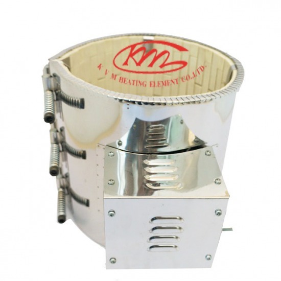 ฮีทเตอร์รัดท่อแบบเซรามิค Ceramic Band Heater ฮ๊ทเตอร์รัดท่อแบบเซรามิค 