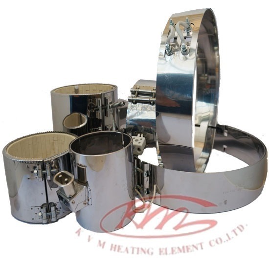 รับสั่งทำฮีตเตอร์รัดท่อ ฮีทเตอร์รัดหัวฉีดพลาสติก Mica Band Heater